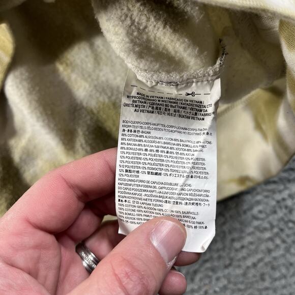 VANS TIE DYE HOODIE MENS 2XL PULLOVER SWEATSHIRT DRAWSTRING SKATE OFF THE WALL - Picture 7 of 8